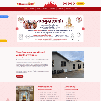Vadtal Mandir Sydney